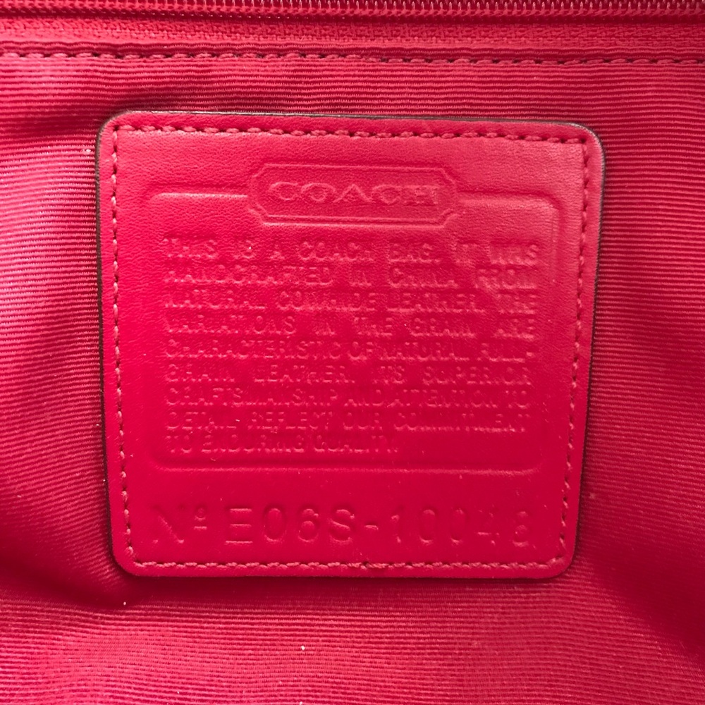 Coach Mia Vintage Leather Shoulder Bag 10048 Y2K 2006, Rare Pink, Braided Strap - Picture 7 of 16